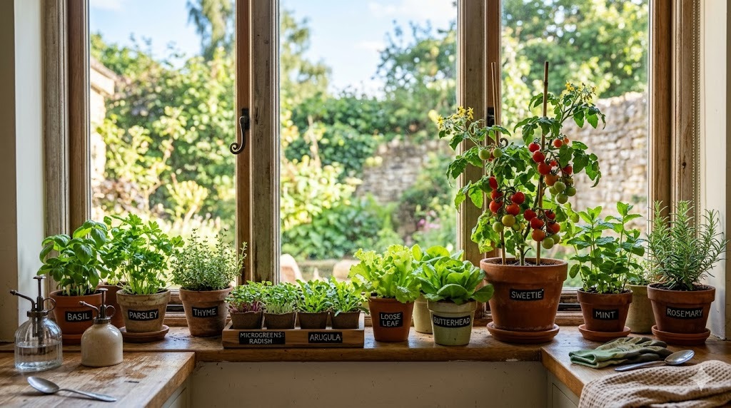 10 Edible Windowsill Plants