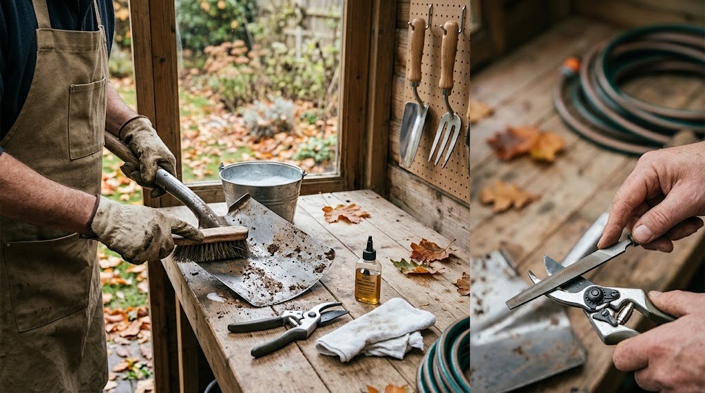Cleaning Garden Tools Before Winter