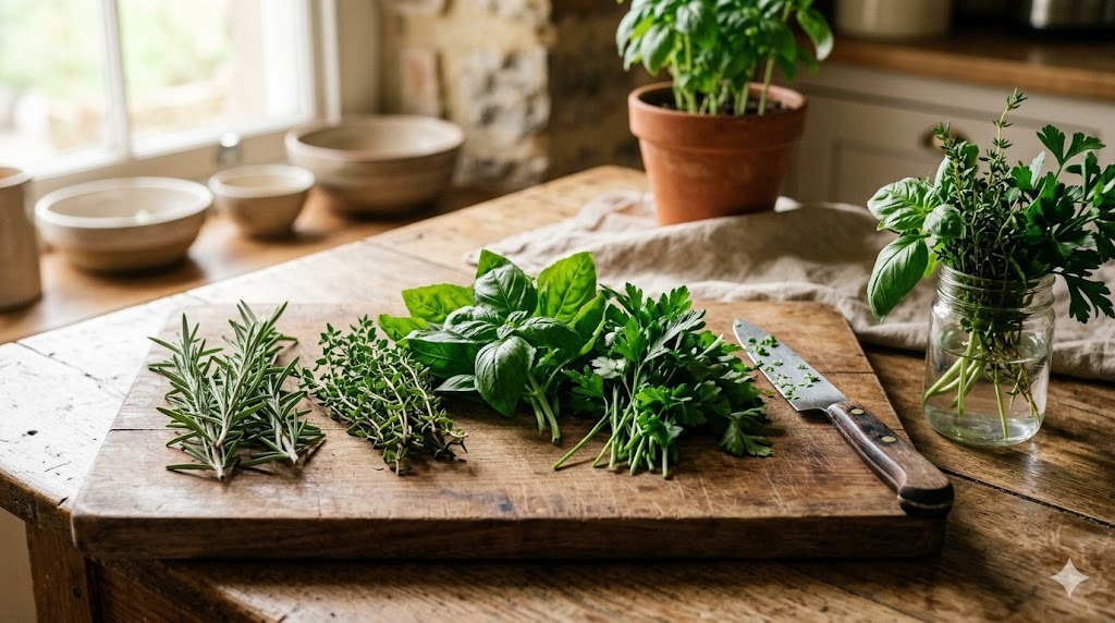 Cooking with Fresh Garden Herbs