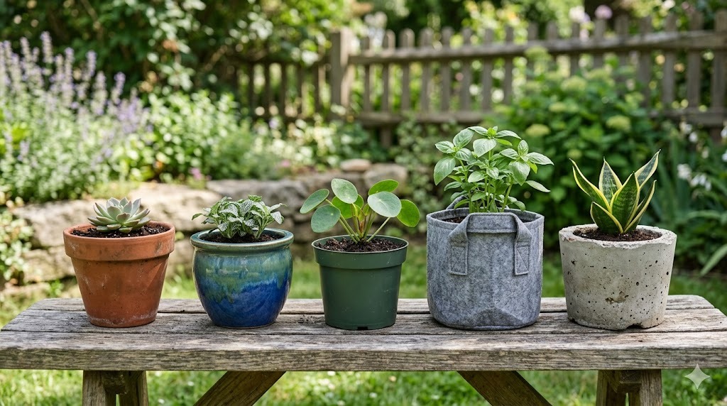 Plant Pot Materials Compared