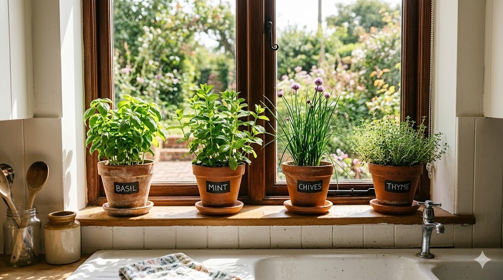 Windowsill Herb Garden
