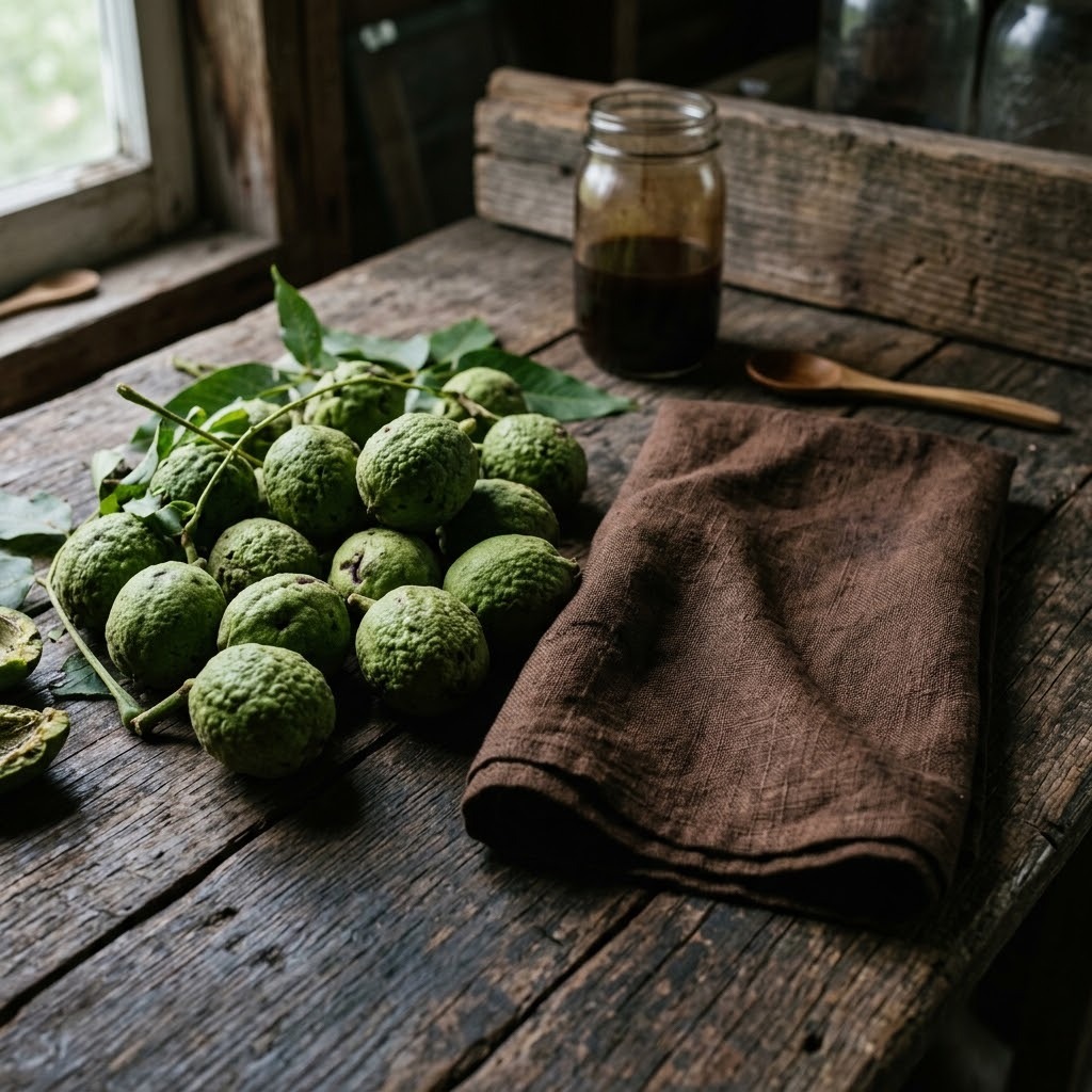 Black walnut & oak galls
