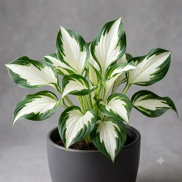 Fire and Ice Hosta
