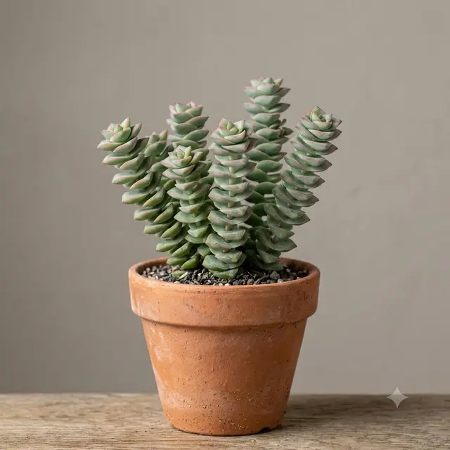 Crassula Perforata (String of Buttons)