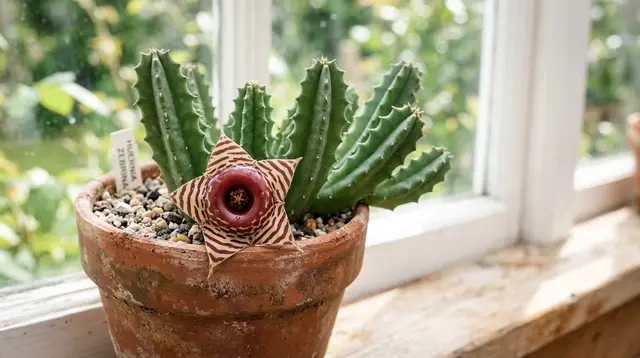 Lifesaver Plant (Huernia zebrina)