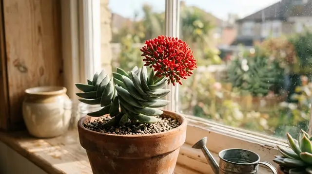 Propeller Plant (Crassula falcata)