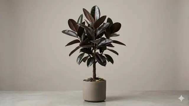 Rubber Plant (Ficus elastica)