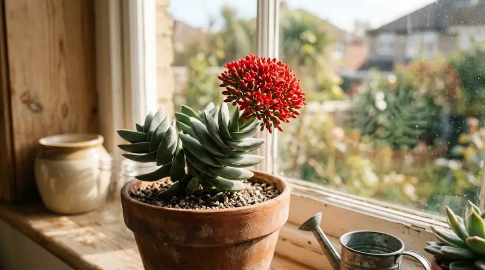 Propeller Plant (Crassula falcata)