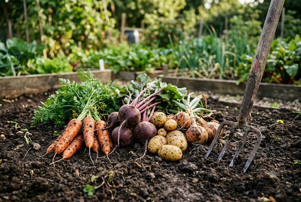 Roots and alliums