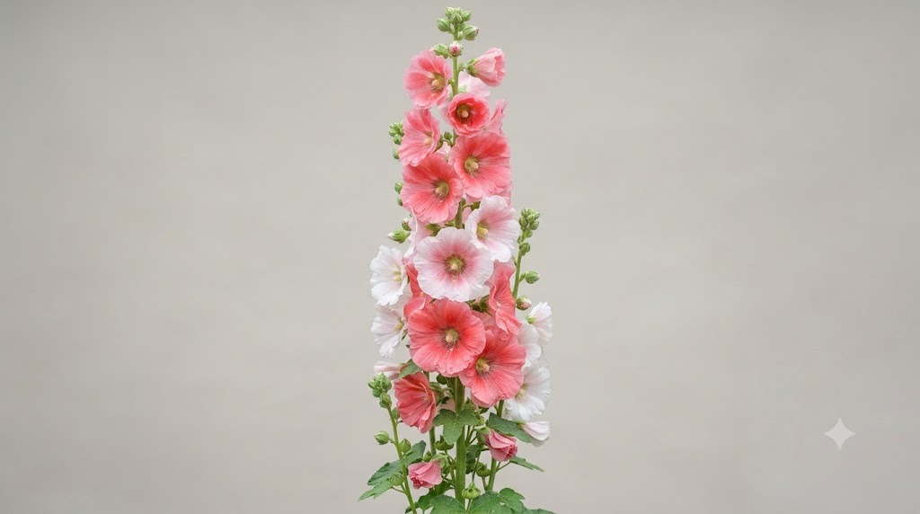 Hollyhock (Alcea rosea)