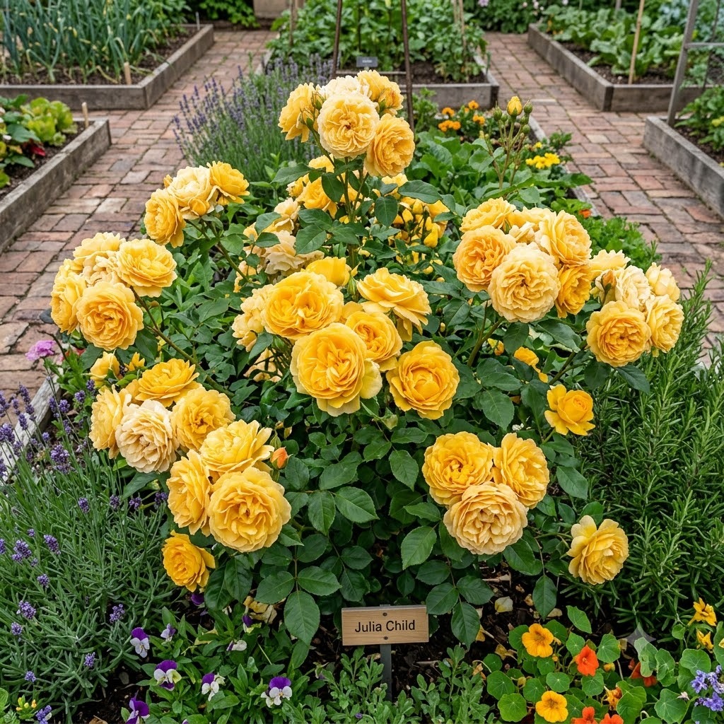 'Julia Child' Rose