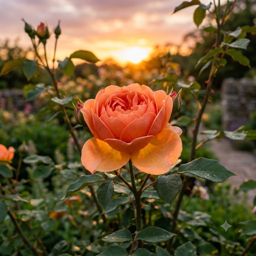 'Lady of Shalott' Rose