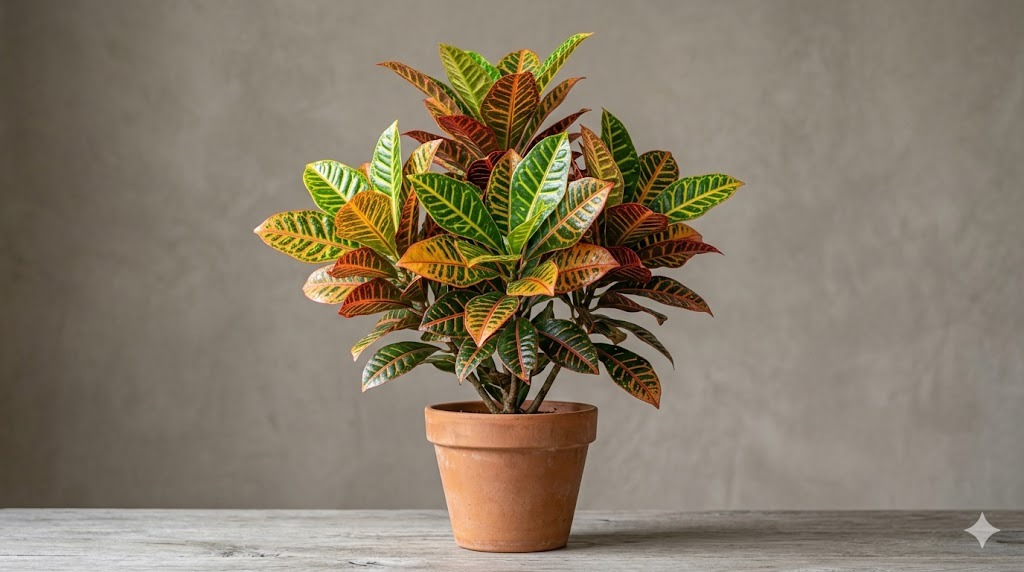 Croton (Codiaeum variegatum)