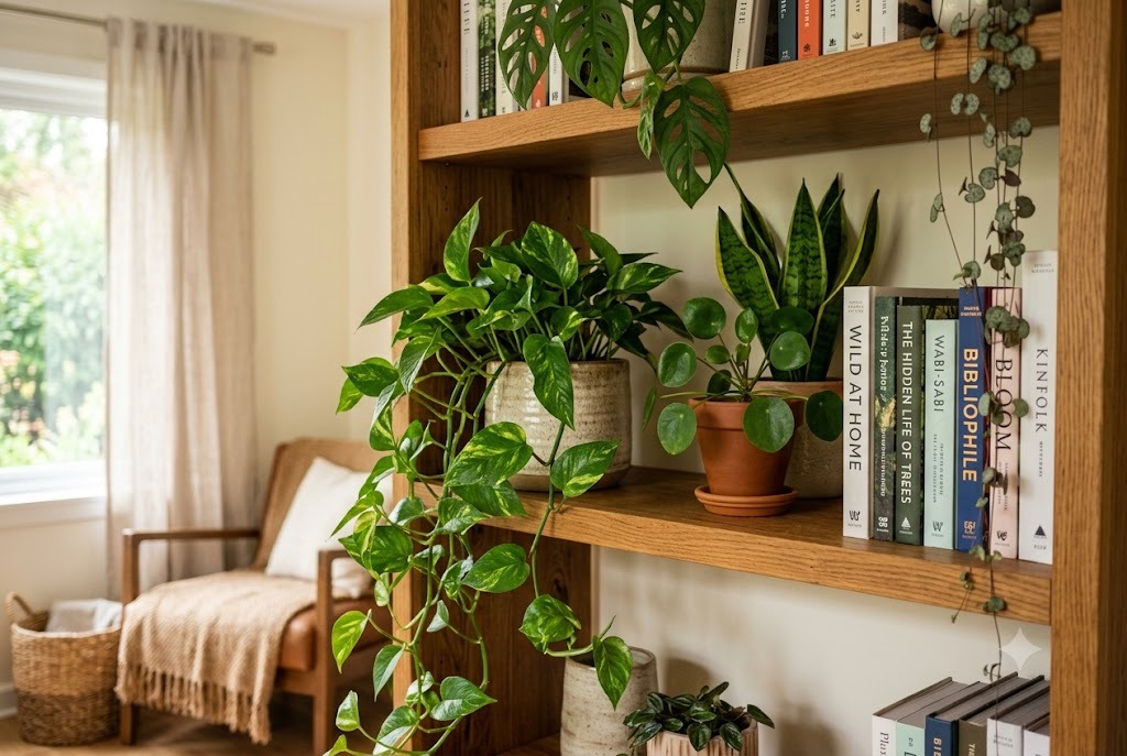 Style a shelf ('shelfie')